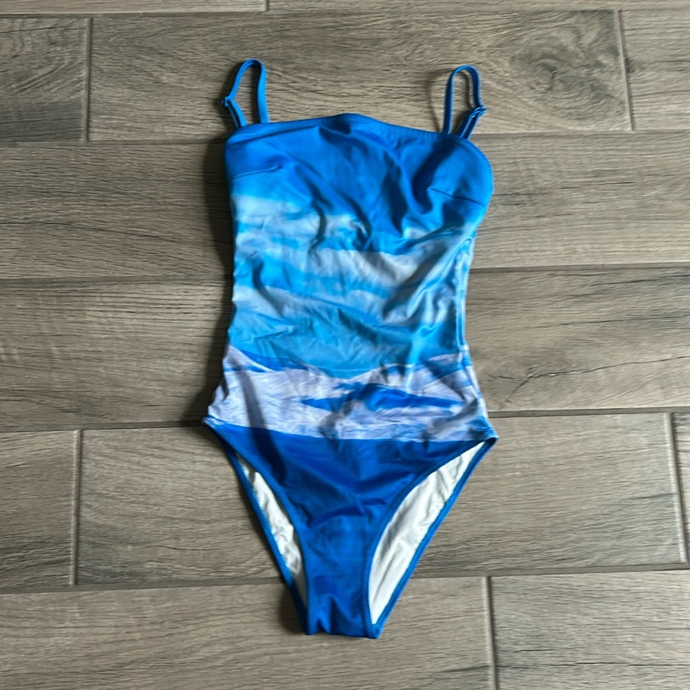 Daze dayz blue one piece swimsuit